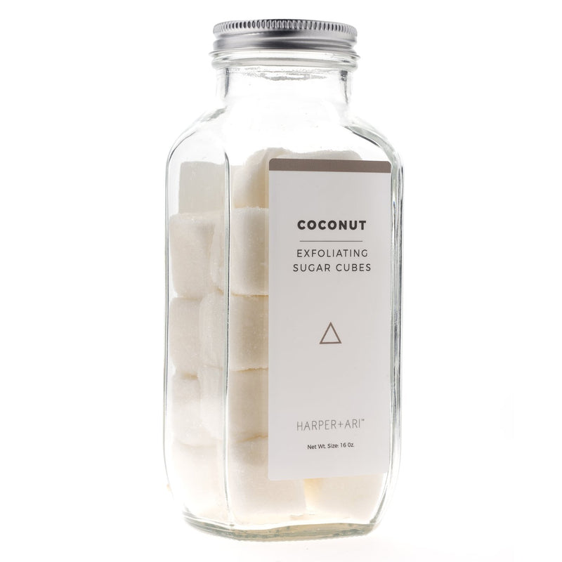 Coconut Scented Exfoliating Sugar Cubes