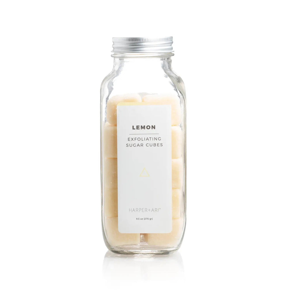 Lemon Scented Exfoliating Sugar Cubes