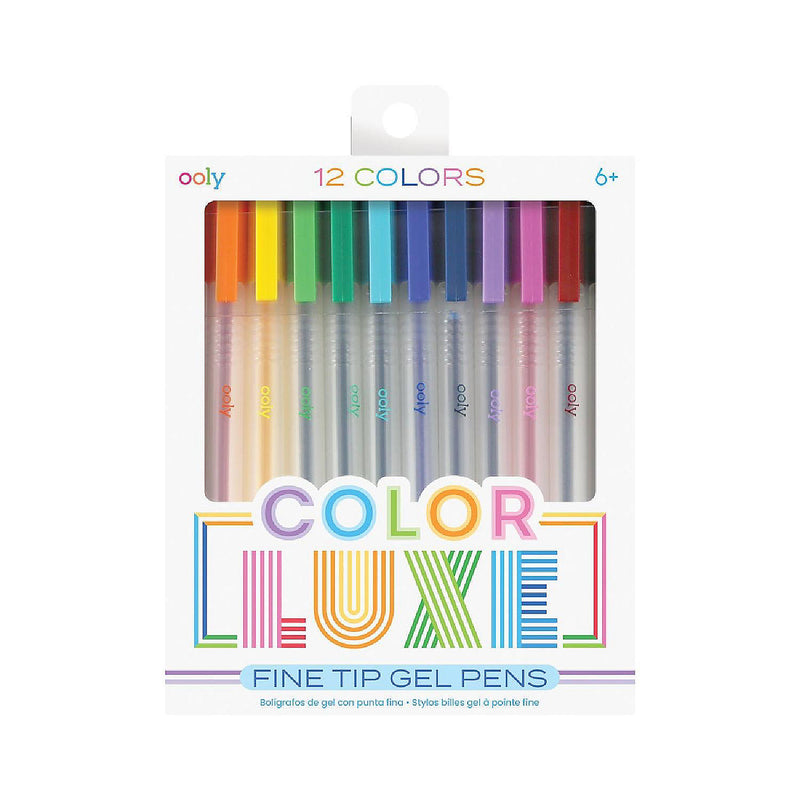 Color Luxe Fine Tip Gel Pens