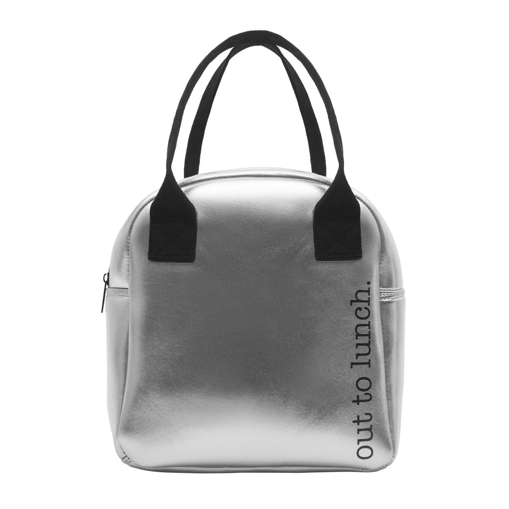 Silver Tote Lunch Box