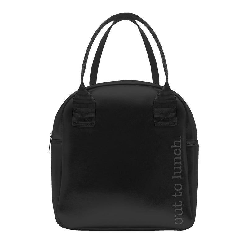 Out to Lunch Neoprene Black Lunch Box
