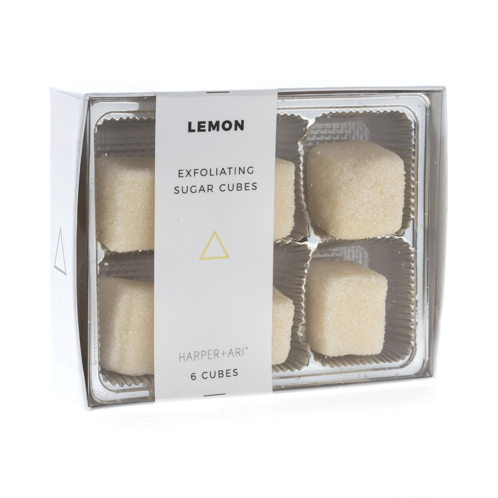 Lemon Exfoliating Sugar Cube Set