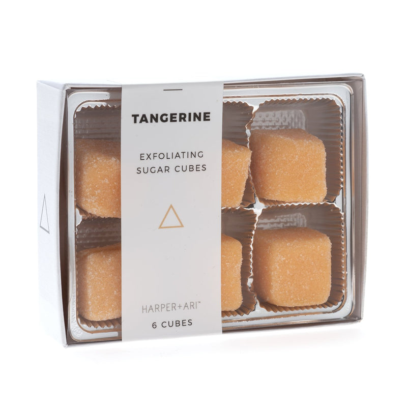 Tangerine Exfoliating Sugar Cube Set