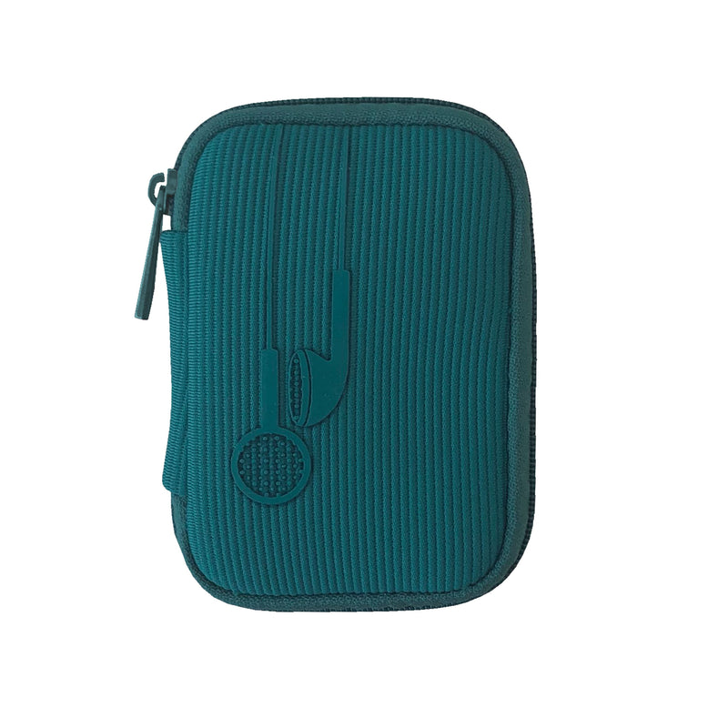 Teal Colored Ear Bud Case